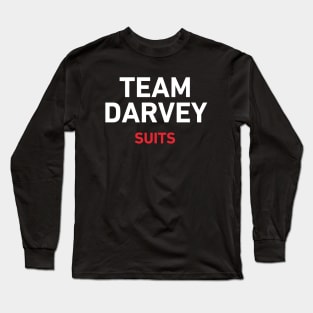 Suits Stacked Team Darvey Long Sleeve T-Shirt